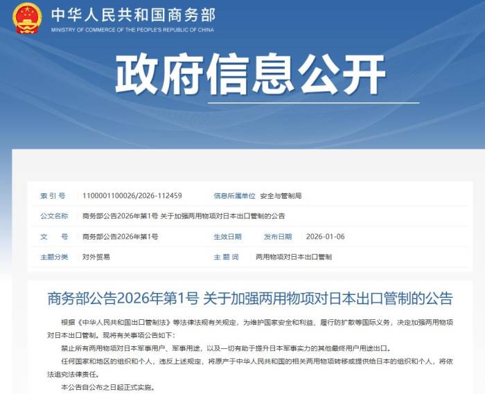 3类石墨材料被禁！商务部严控对日本军事用途出口！