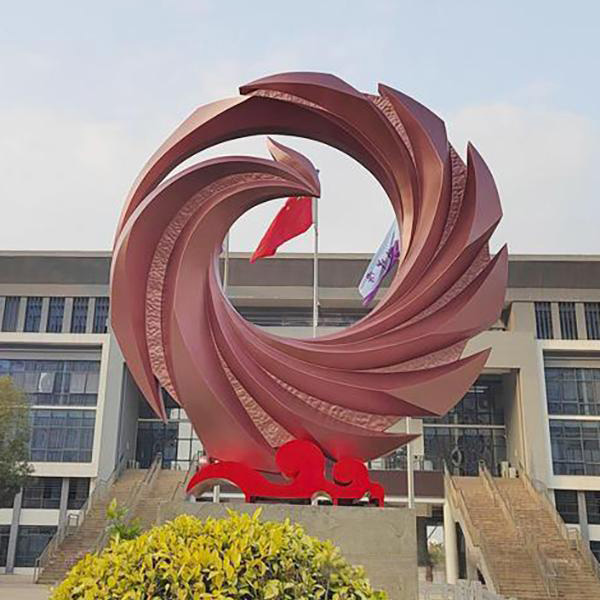 不锈钢凤凰雕塑