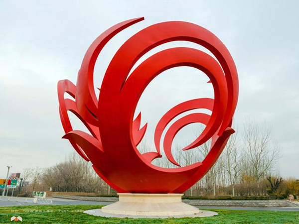 不锈钢凤凰雕塑