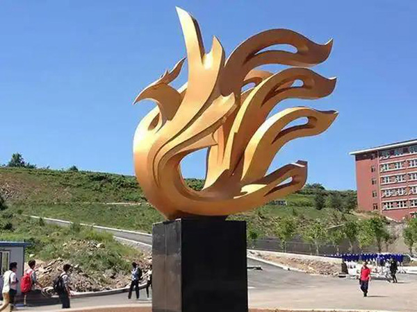 不锈钢凤凰雕塑