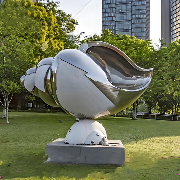 不锈钢海螺雕塑