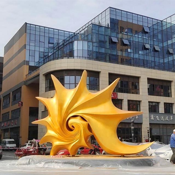 不锈钢海螺雕塑