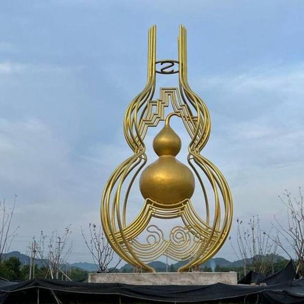不锈钢葫芦雕塑