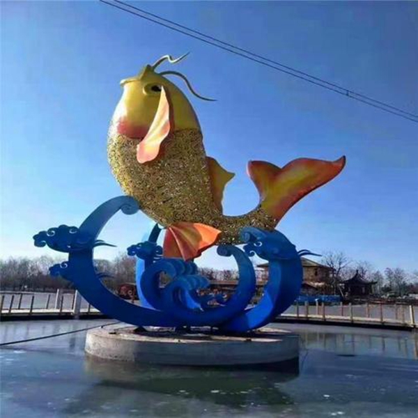 不锈钢鲸鱼雕塑