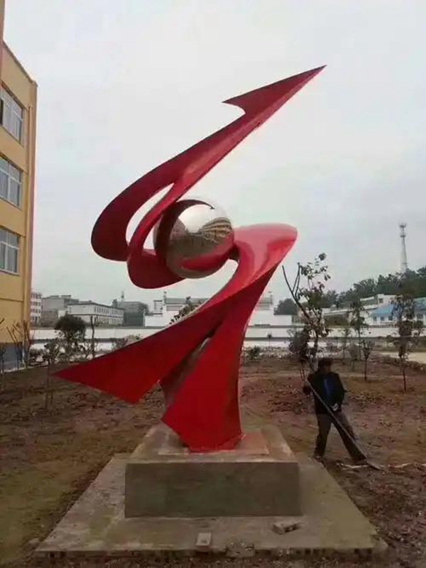 不锈钢校园雕塑