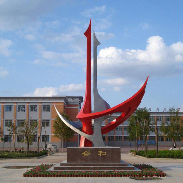 不锈钢校园雕塑