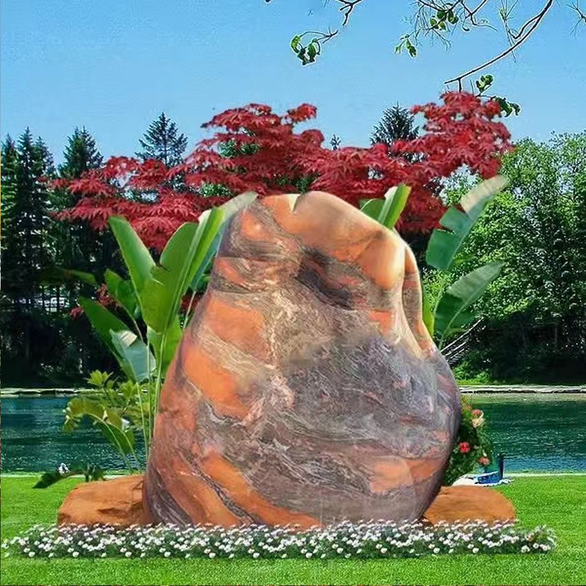 湖北门牌石村牌石刻字石5000多块规格齐全造型美 湖北门牌石村牌石刻字石5000多块规格齐全造型美