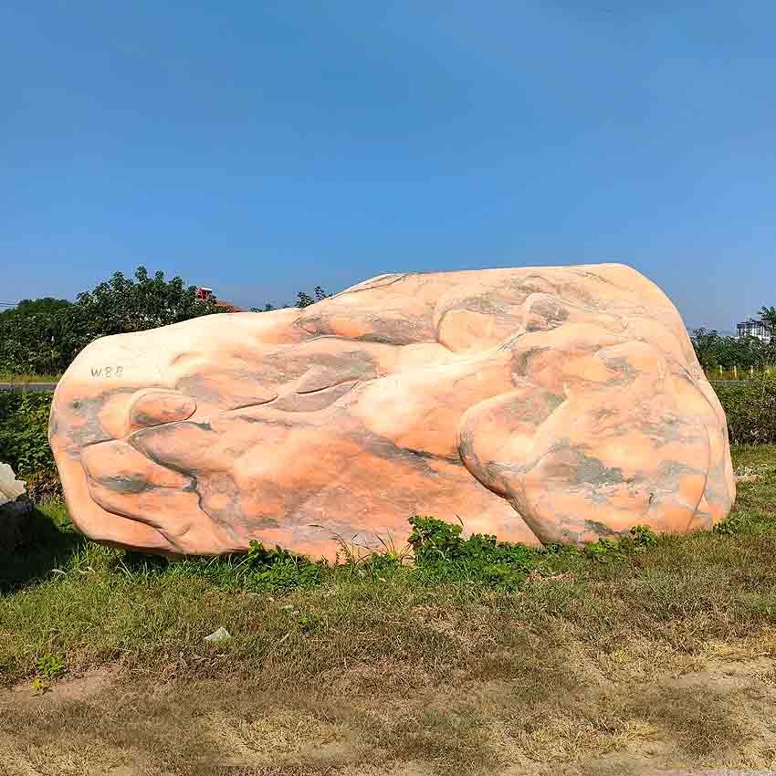 武汉门牌石村牌石造型美数量多雅轩奇石门牌石