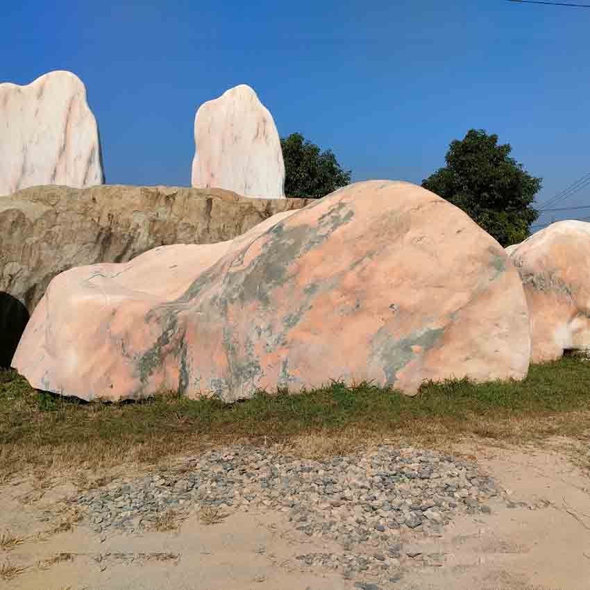 武汉门牌石村牌石造型美数量多雅轩奇石门牌石