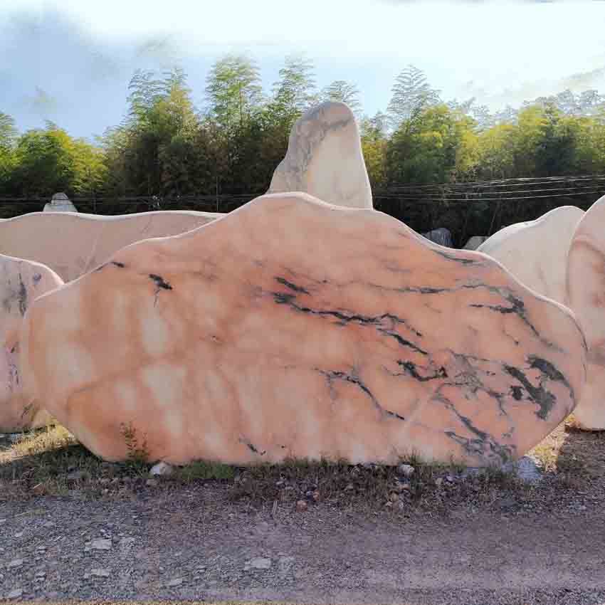 武汉门牌石村牌石造型美数量多雅轩奇石门牌石