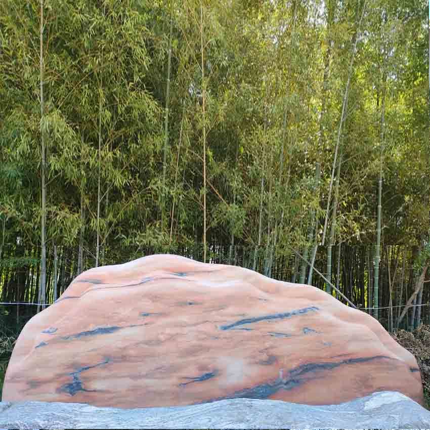 武汉门牌石村牌石造型美数量多雅轩奇石门牌石