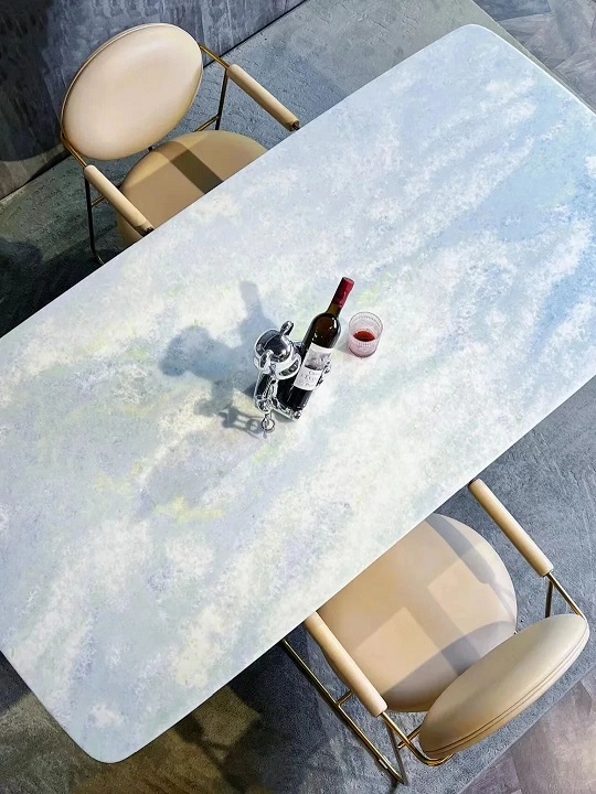 99%的人不知道奢石餐桌的磨边工艺与造型