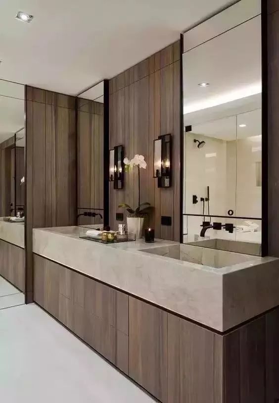 石材做的洗手台，用几代人都不过时！