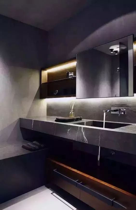 石材做的洗手台，用几代人都不过时！