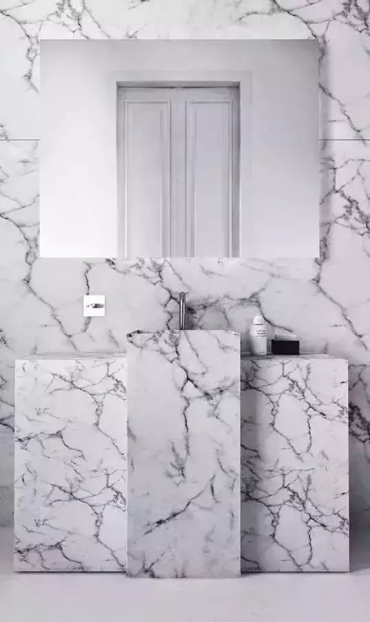 石材做的洗手台，用几代人都不过时！