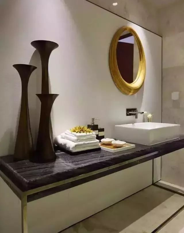 石材做的洗手台，用几代人都不过时！