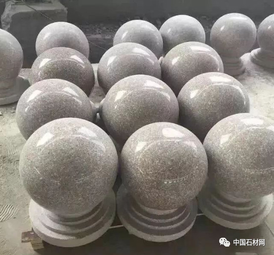 天然花岗岩各类挡车石欣赏