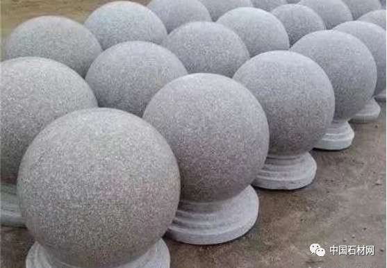 天然花岗岩各类挡车石欣赏