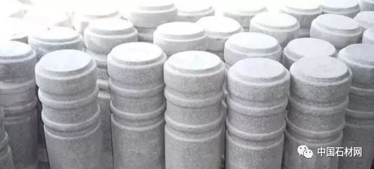 天然花岗岩各类挡车石欣赏