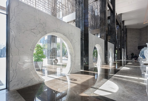 酒店案例 | 如何用大理石打造中式奢华