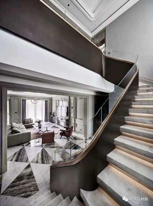 石材踏步灯带如何藏得高级？超五星酒店节点图与施工实景揭秘