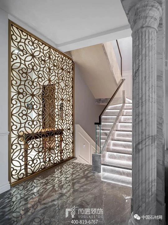 石材踏步灯带如何藏得高级？超五星酒店节点图与施工实景揭秘