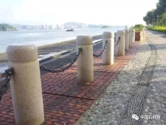 天然花岗岩各类挡车石欣赏