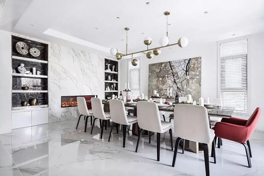 1000㎡别墅，用白色大理石演绎最美的优雅与极致