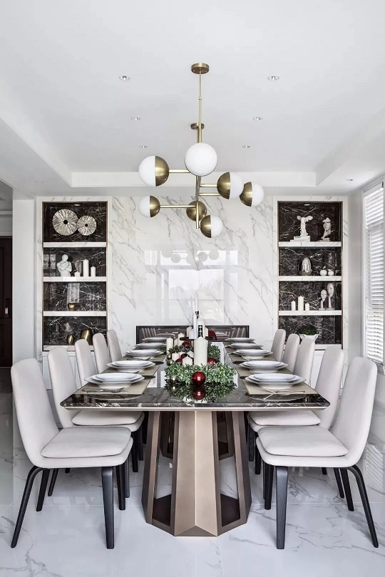 1000㎡别墅，用白色大理石演绎最美的优雅与极致