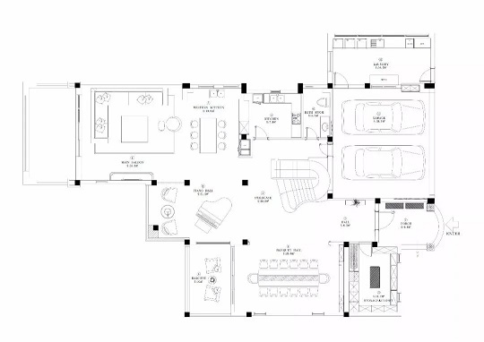1000㎡别墅，用白色大理石演绎最美的优雅与极致