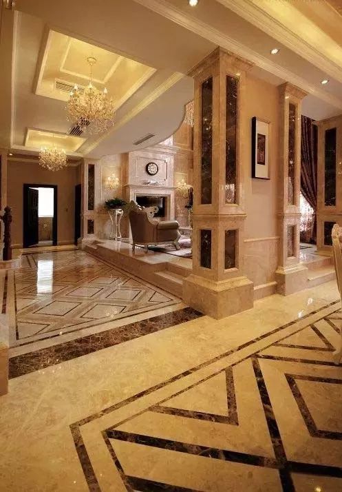 微信图片_20250207092758.jpg 传统正铺、混搭斜铺、点阵式铺贴、条纹铺贴......大理石的铺贴方案全了!