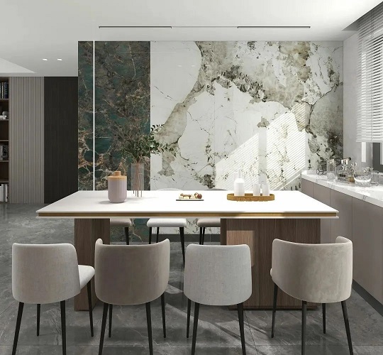 岩板背景墙有拼缝，正常有哪些处理方式？