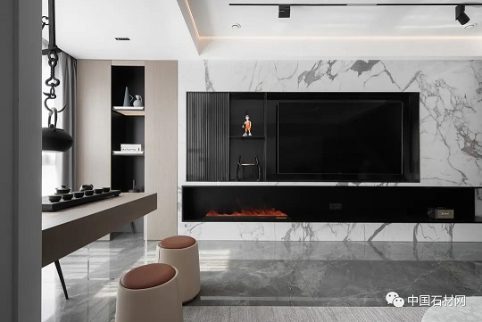 30个绝妙的石材背景墙设计，瞬间提升客厅档次，给我照搬！