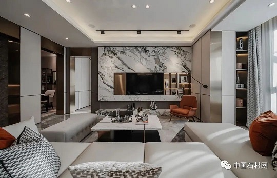 30个绝妙的石材背景墙设计，瞬间提升客厅档次，给我照搬！