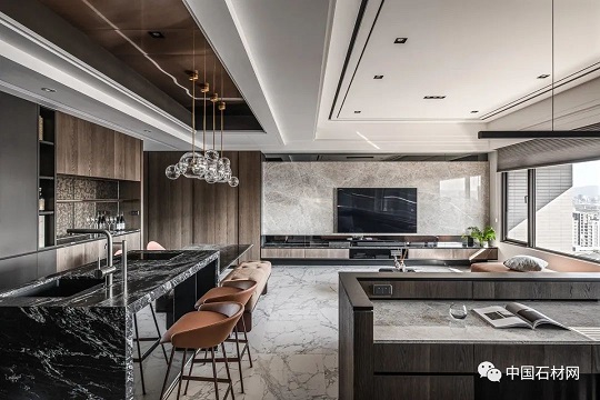 30个绝妙的石材背景墙设计，瞬间提升客厅档次，给我照搬！