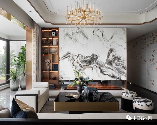 30个绝妙的石材背景墙设计，瞬间提升客厅档次，给我照搬！