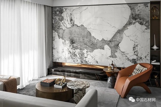 30个绝妙的石材背景墙设计，瞬间提升客厅档次，给我照搬！