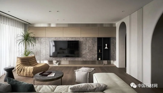 30个绝妙的石材背景墙设计，瞬间提升客厅档次，给我照搬！