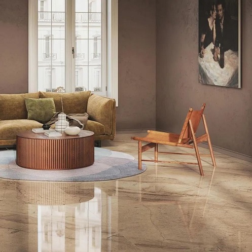 红色大理石：将流行色彩融入家居生活