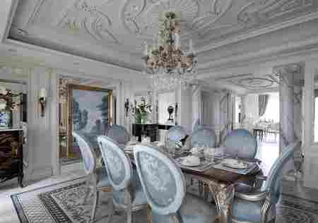 室内常用的大理石圆柱，发挥出意想不到的效果