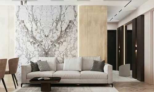 大理石的对称美学，绽放天然石材的独特魅力