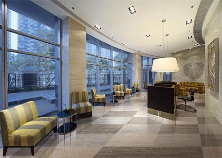 大理石地铺应用，展现独特现代中式美学