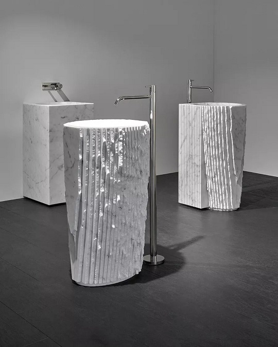 意大利大理石洗手台制作揭秘：竟然是这么敲出来的，太神奇了！