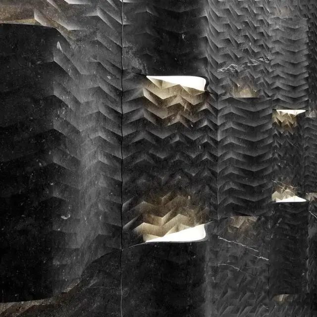 石材设计 | 大理石墙面壁灯设计，太惊艳了
