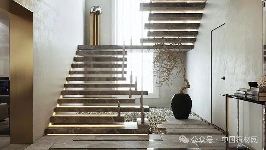 楼梯悬空石材踏步应该怎么做？完美衔接上下楼