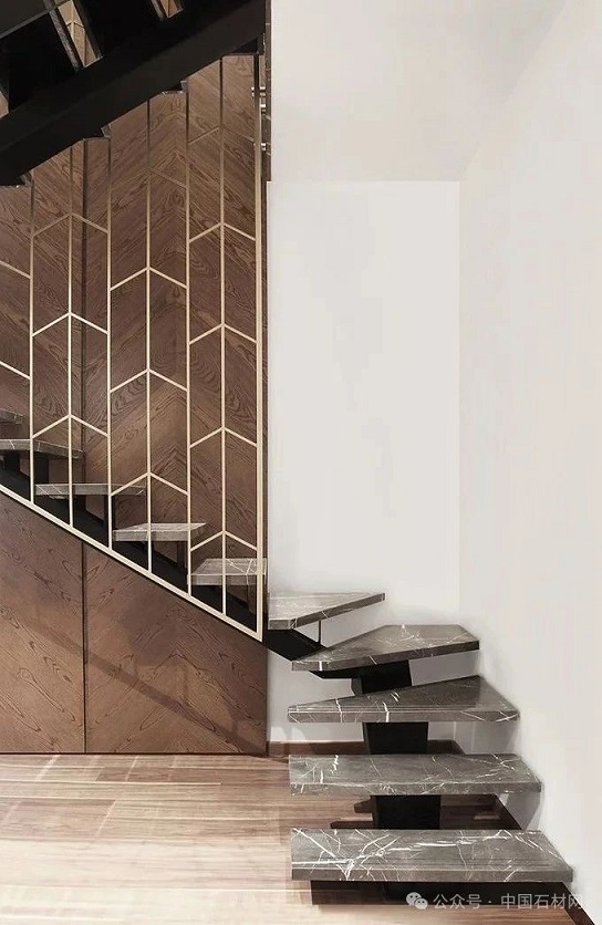 楼梯悬空石材踏步应该怎么做？完美衔接上下楼