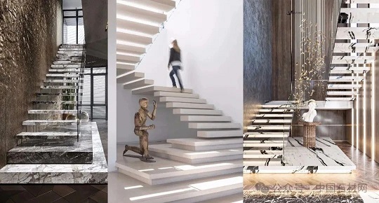 楼梯悬空石材踏步应该怎么做？完美衔接上下楼