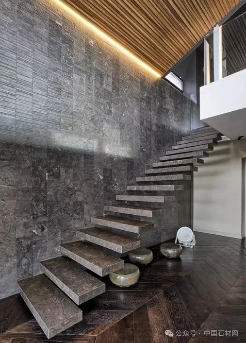 楼梯悬空石材踏步应该怎么做？完美衔接上下楼
