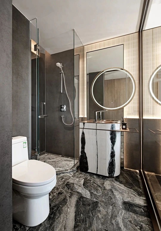 大理石卫浴设计 | 打造高档住宅的现代艺术空间，感受到大自然的魅力