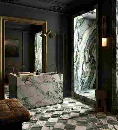 大理石卫浴设计 | 打造高档住宅的现代艺术空间，感受到大自然的魅力